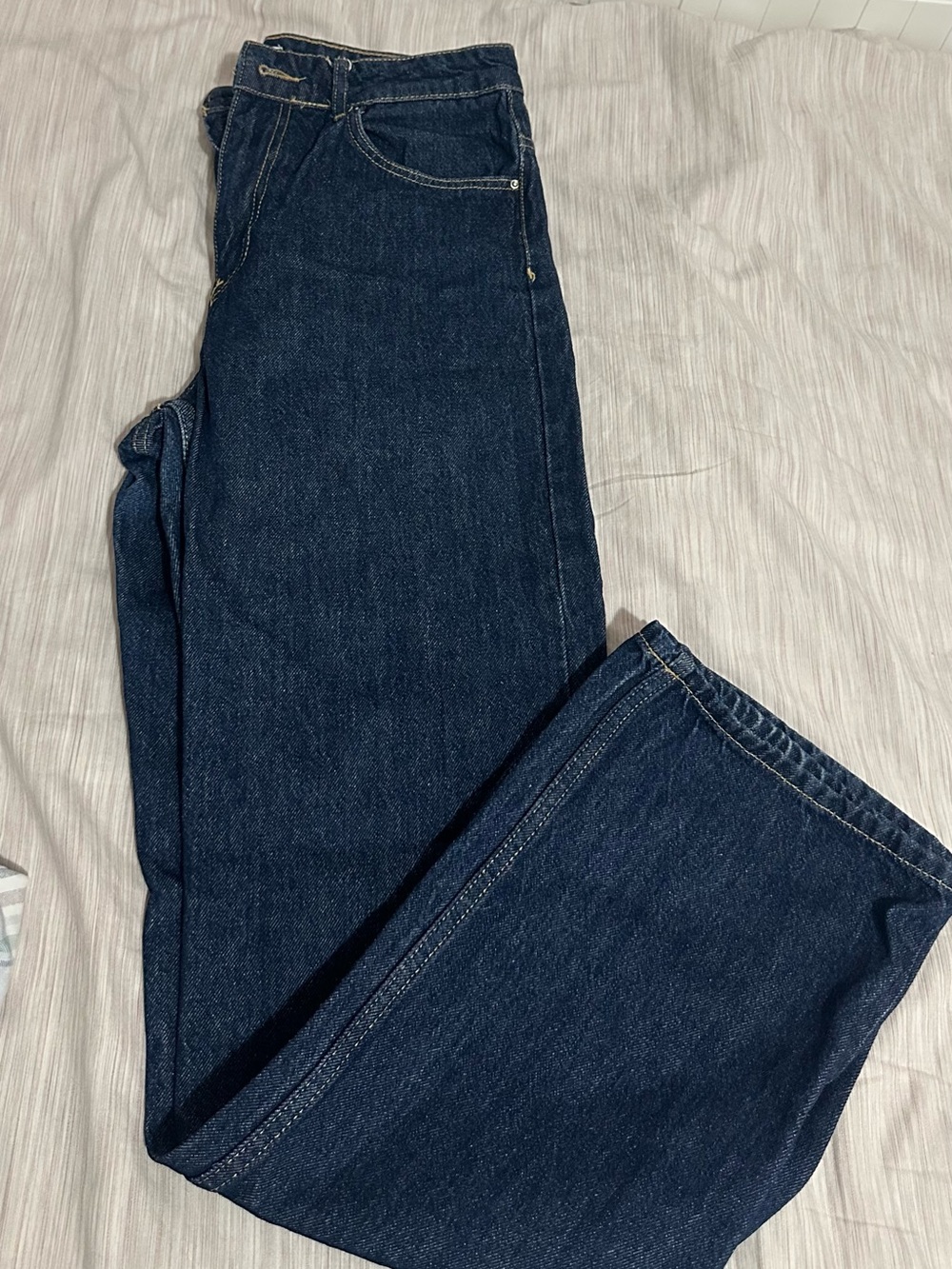 Zara Mid rise Blue Denim Jeans